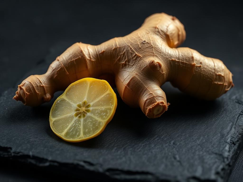 Rădăcină de Ghimbir Fresh — fotografie reală de produs