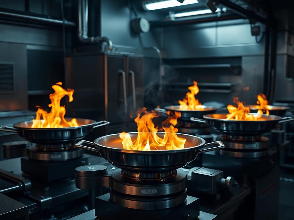 Wok robotizat continuu (Hyper Food Robotics) — echipament automat de bucătărie