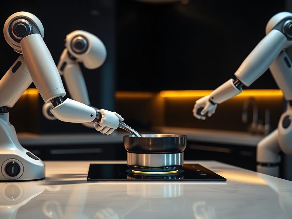 Braț robotic culinar dual (Moley Robotics) — echipament automat de bucătărie